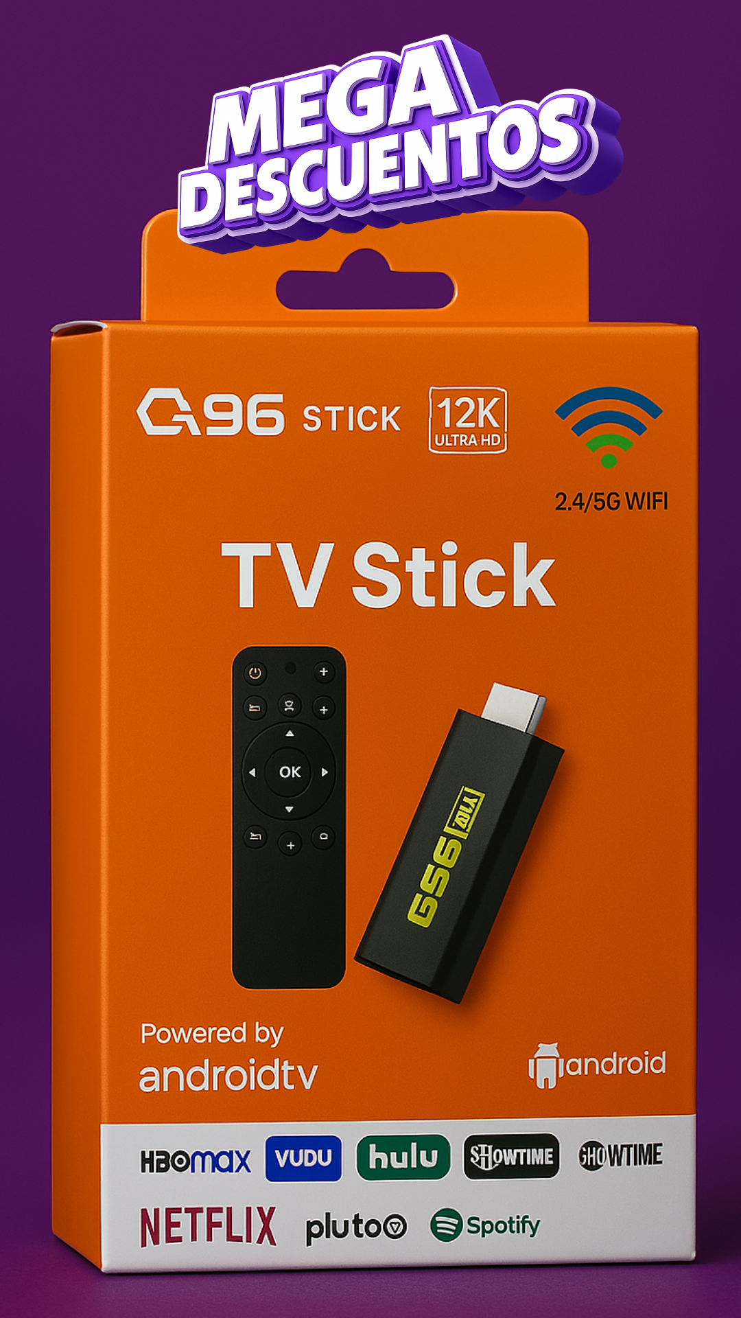 Q96 Pro Streaming 4k 16gb 2gb Ram VIR