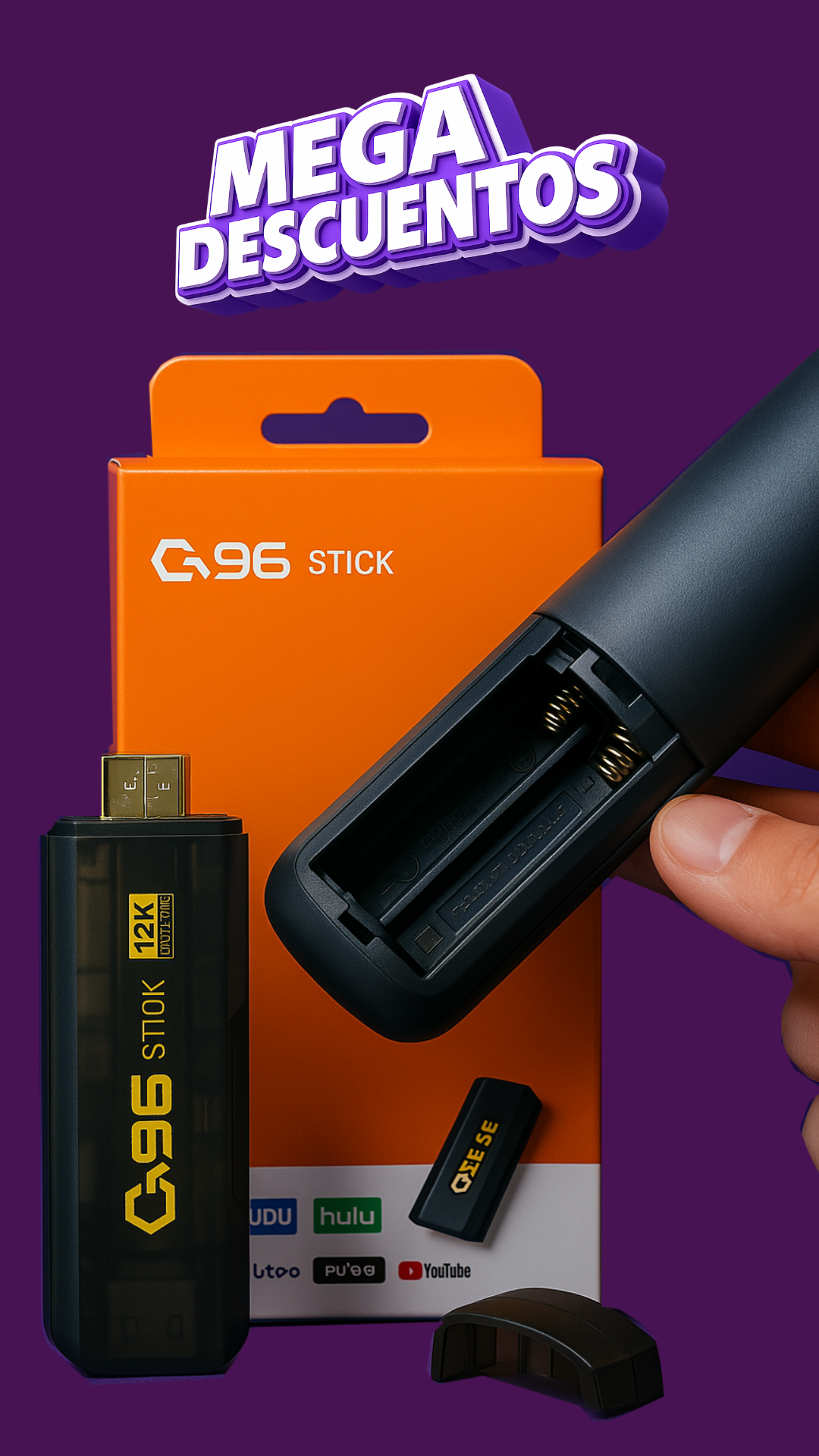 Q96 Pro Streaming 4k 16gb 2gb Ram VIR