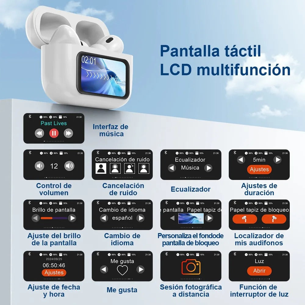 Audífonos A9 Pro Bluetooth Inalámbricos VIR