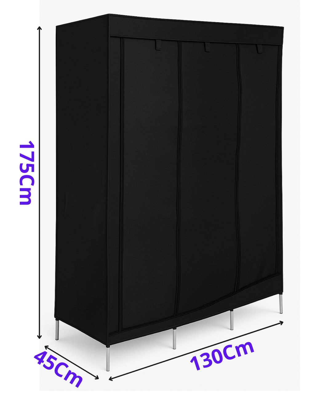 Closet Organizador De Ropa Desarmable 3 Divisiones
