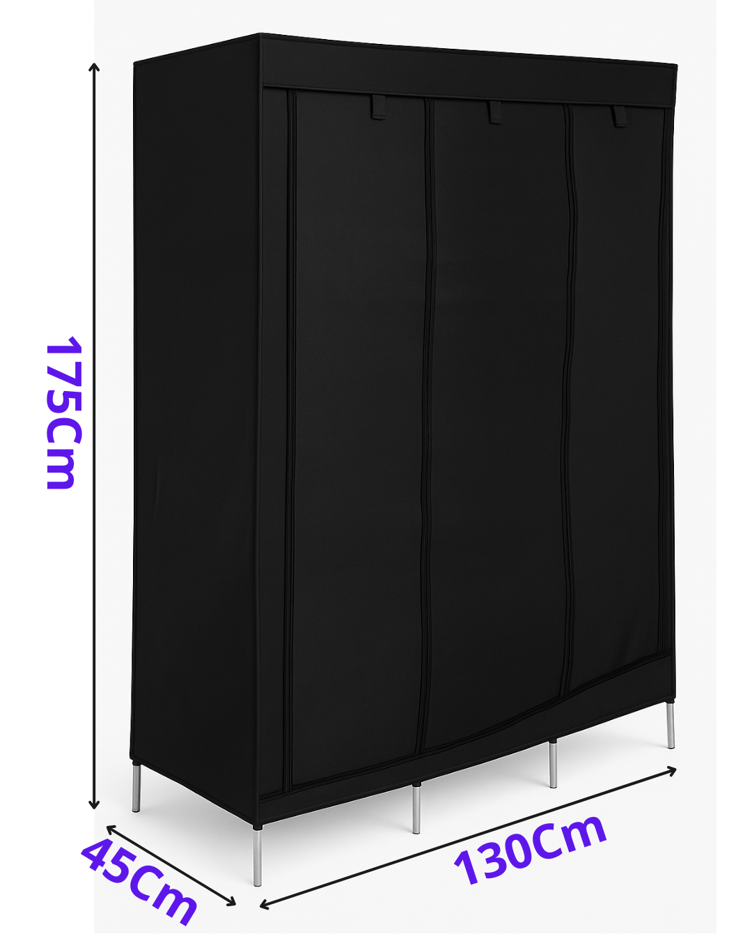 Closet Organizador De Ropa Desarmable 3 Divisiones