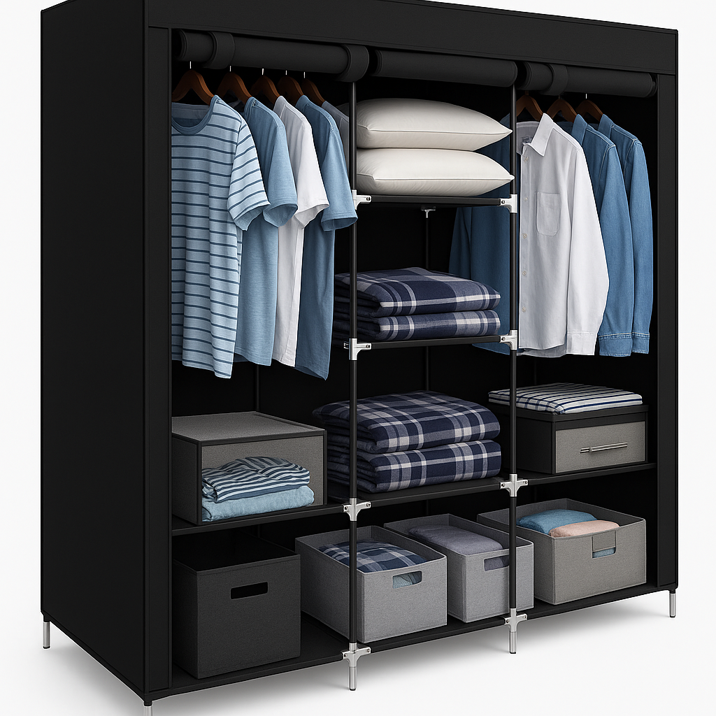 Closet Organizador De Ropa Desarmable 3 Divisiones