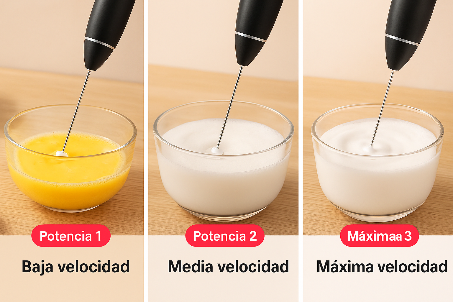 Batidor Mezclador Recargable VIR