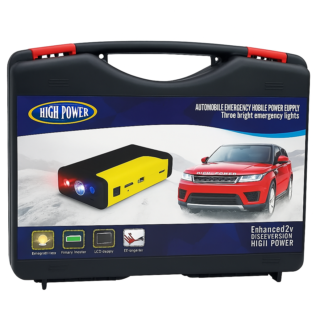 Iniciador de Batería Carro Portátil Reiniciador Auto Moto