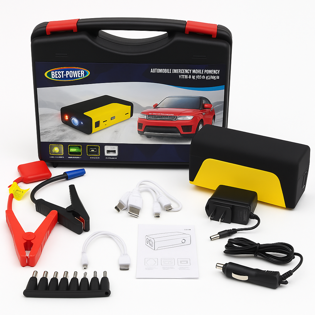 Iniciador de Batería Carro Portátil Reiniciador Auto Moto