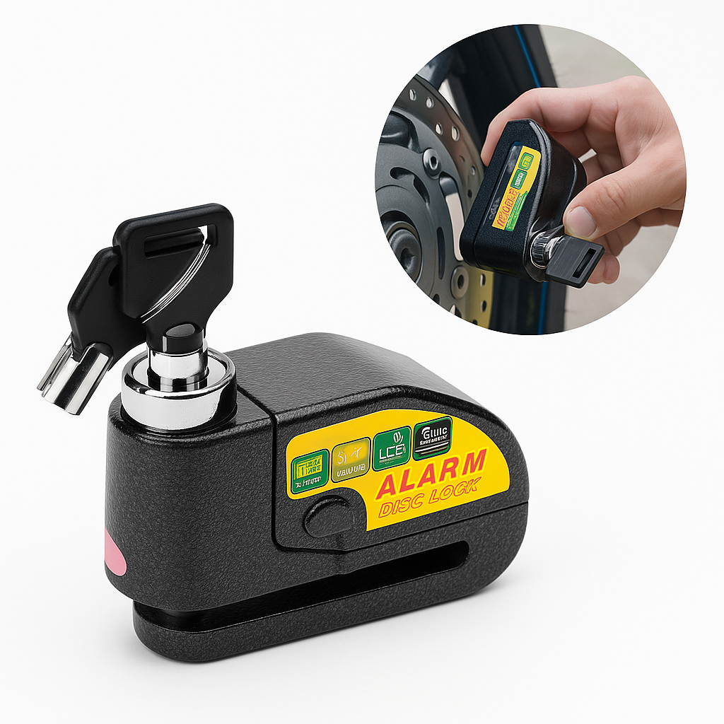 Candado Alarma Bloqueo Para Moto VIR