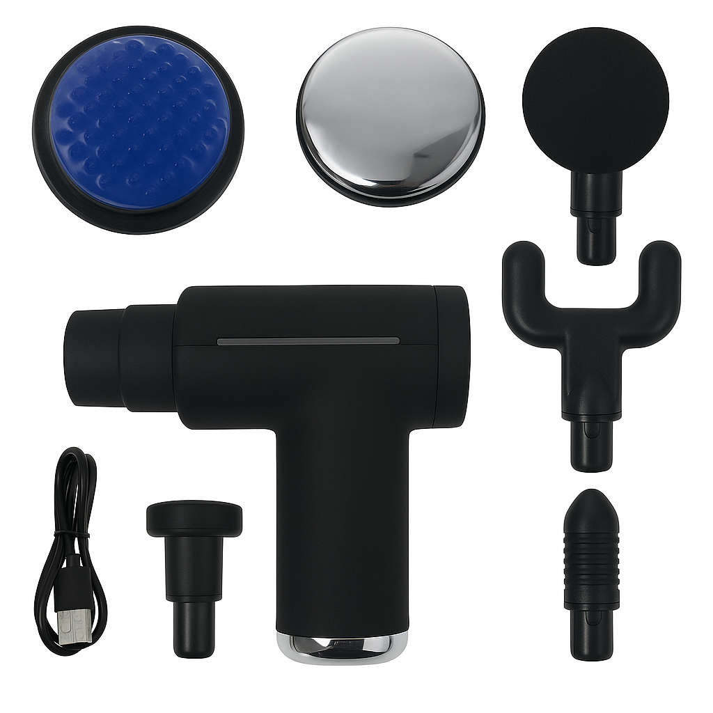 Masajeador Muscular Eléctrico Pistola Massage Gun Calor Frío
