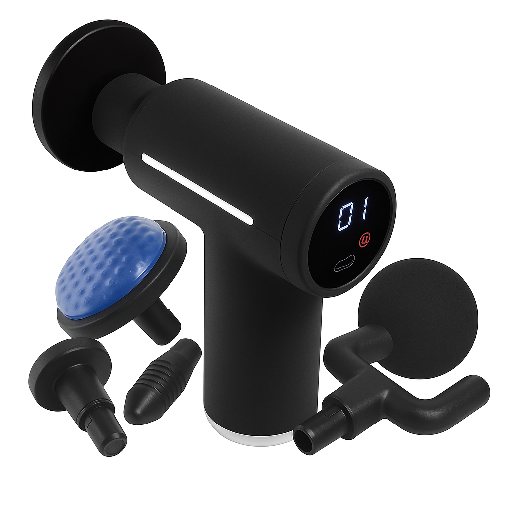 Masajeador Muscular Eléctrico Pistola Massage Gun Calor Frío