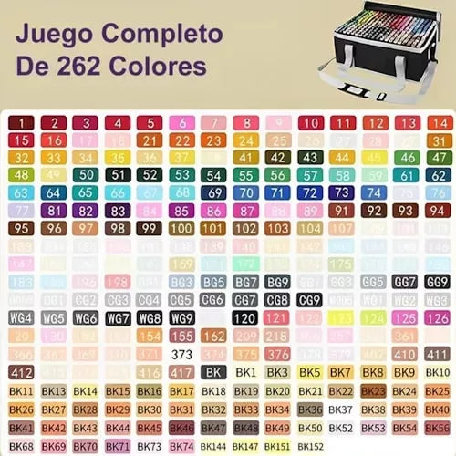 Marcadores Doble Punta x262 unds