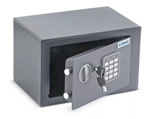 Caja Fuerte Digital Mini con Seguridad Modelo de Apertura con Código Numérico y Llave