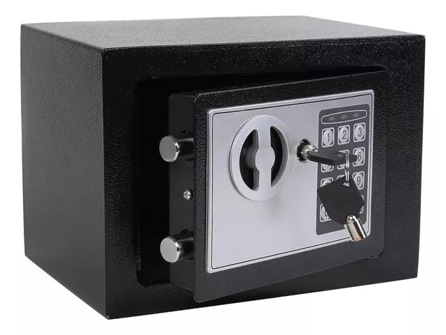 Caja Fuerte Digital Mini con Seguridad Modelo de Apertura con Código Numérico y Llave