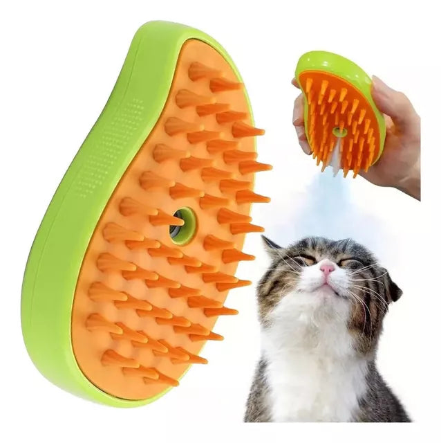 Cepillo de Vapor para Mascotas 3 en 1