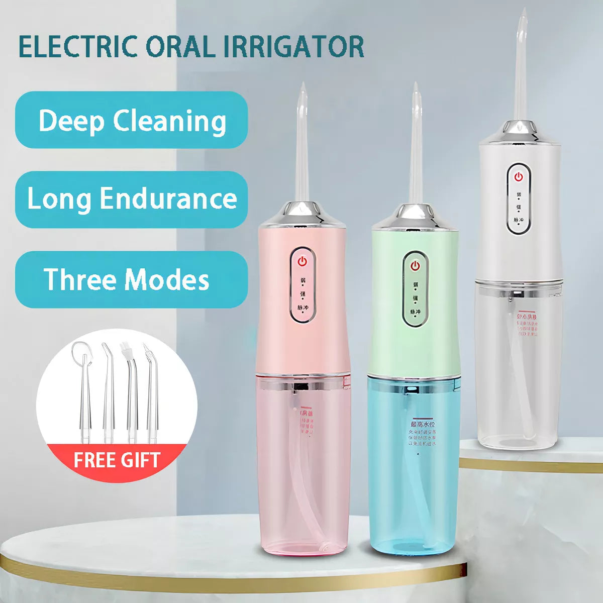 Irrigador 4 Cabezales Recargable