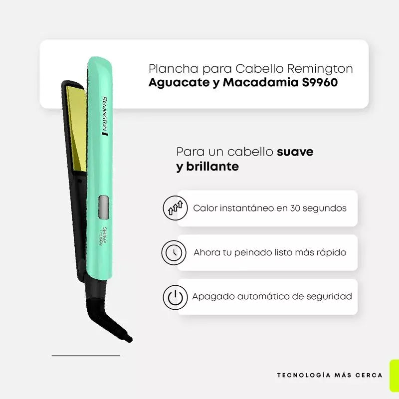 Plancha Remington de Keratina y Plancha de Aguacate