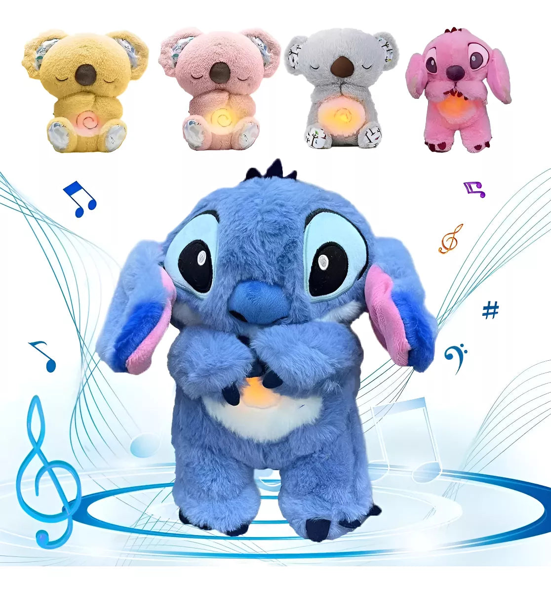 Peluche que Respira - Stitch