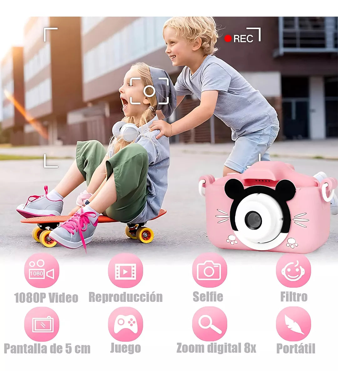 Cámara para niños Digital de 20MPX