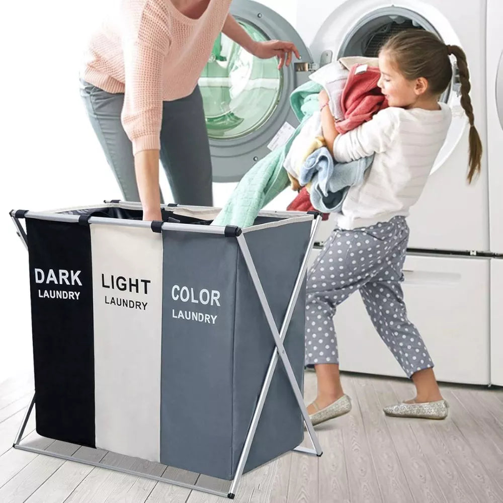 Organizador Ropa Sucia 3 Secciones