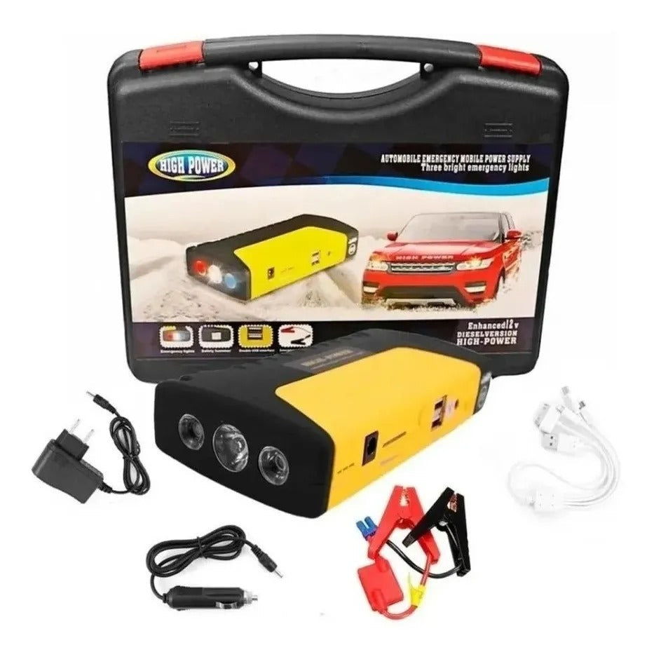 Iniciador de Batería Carro Portátil Reiniciador Auto Moto
