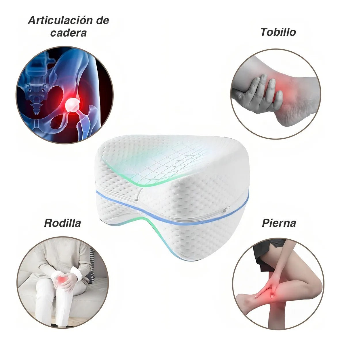 ALMOHADA PARA LAS PIERNAS Y RODILLAS