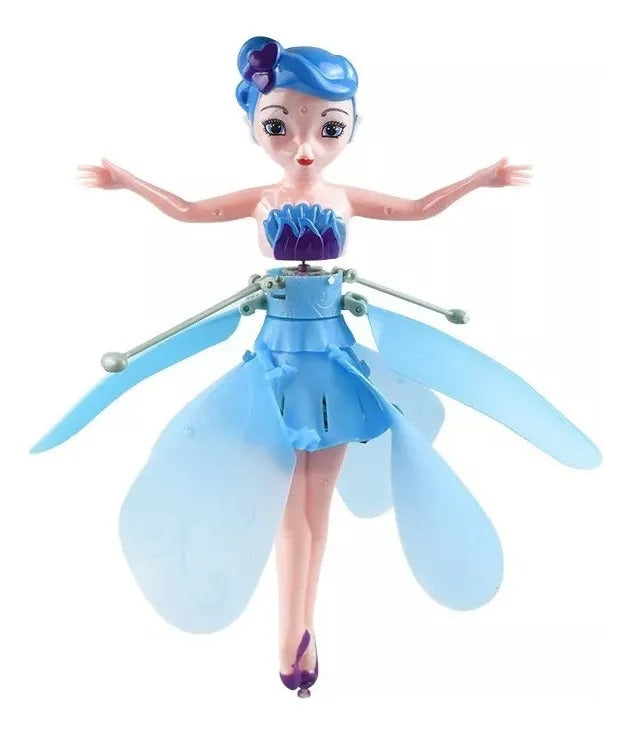 Juguete Para Niña Hada Voladora Con Luces Batería Recargable