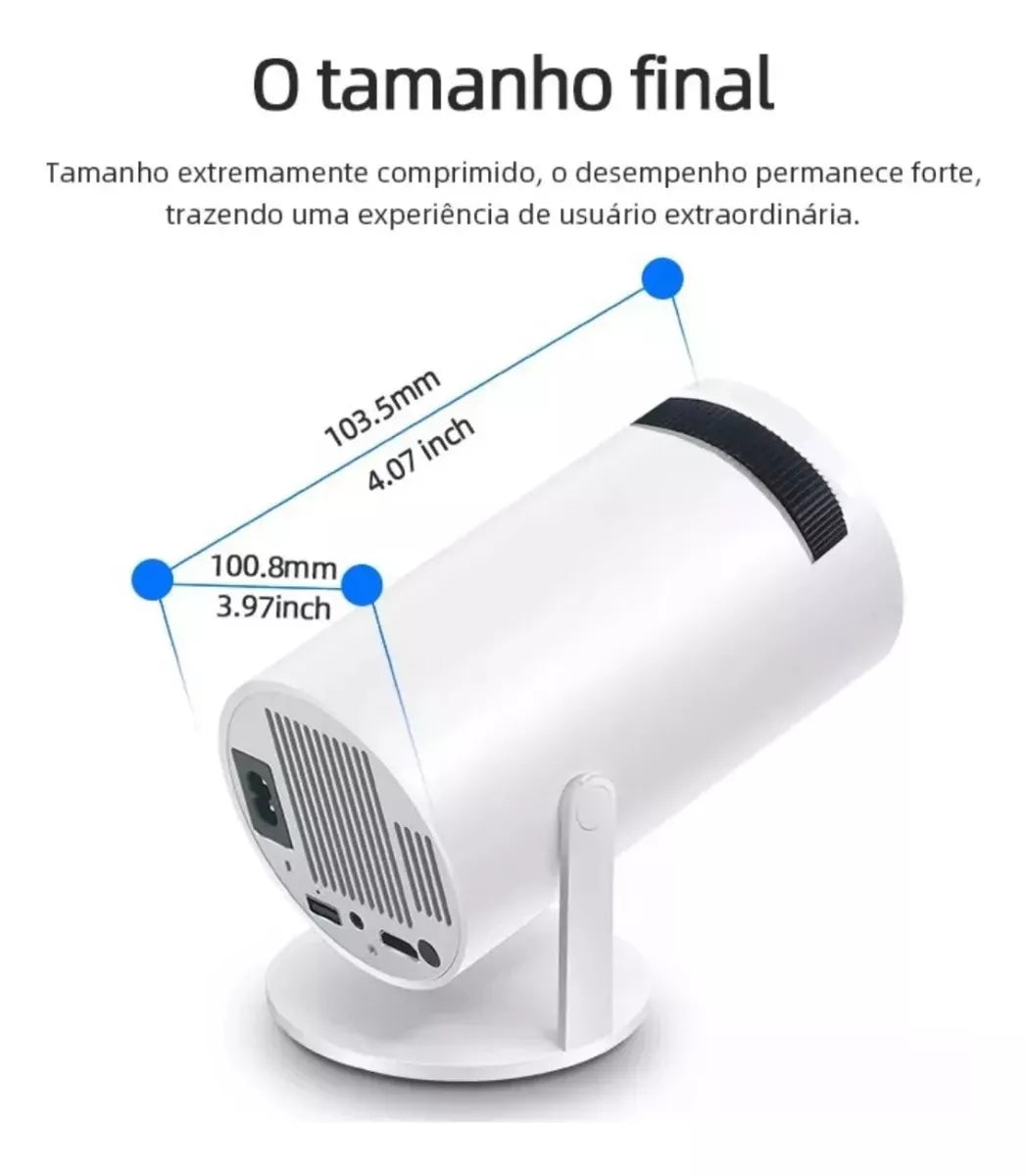 Proyector Inalámbrico Wifi Video 4K Ultra HD HDMI Portáti