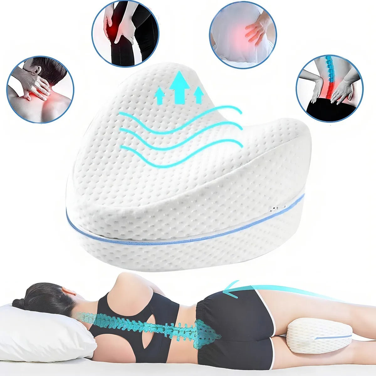ALMOHADA PARA LAS PIERNAS Y RODILLAS