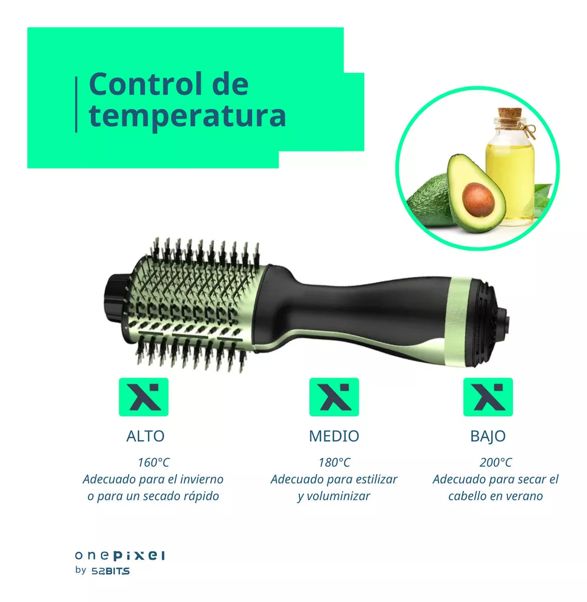Cepillo Secador de Aguacate