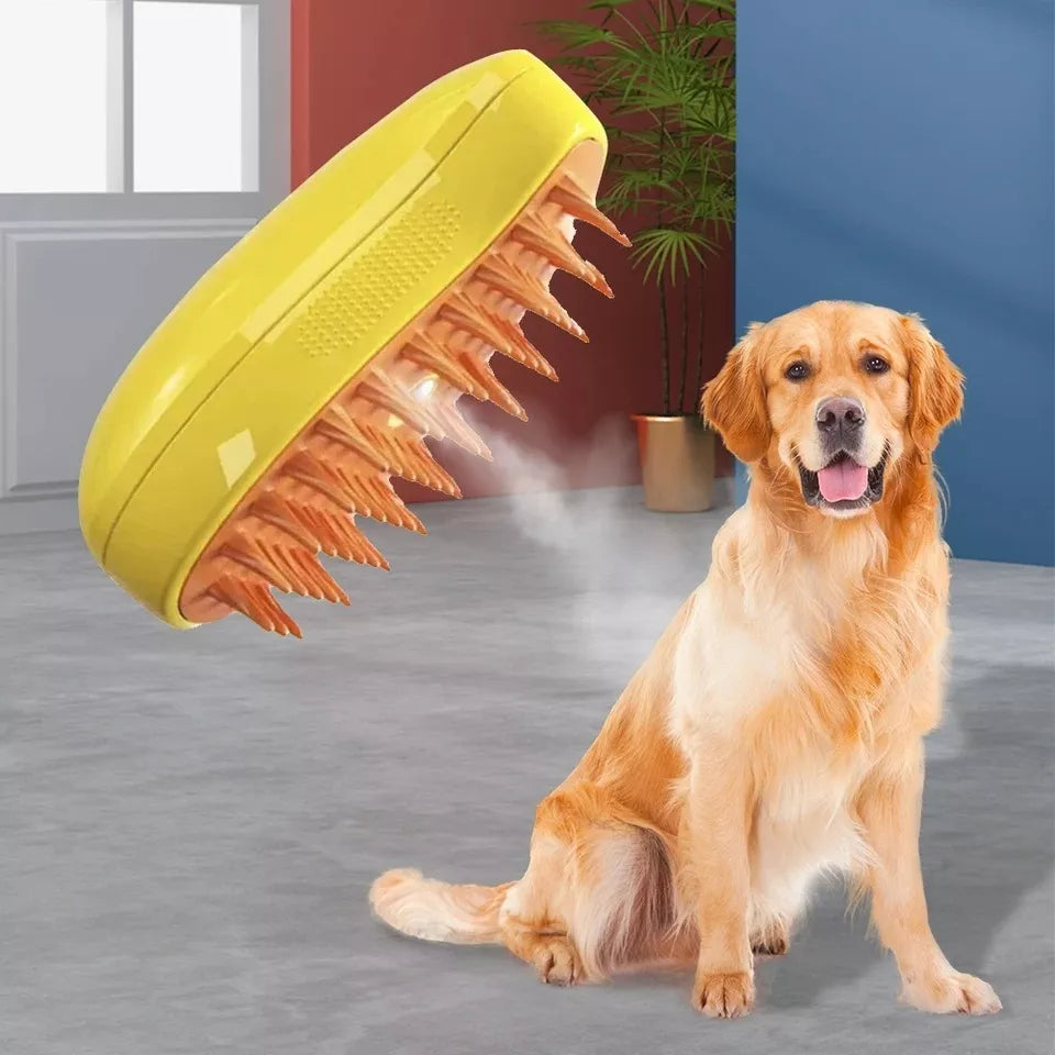 Cepillo de Vapor para Mascotas 3 en 1