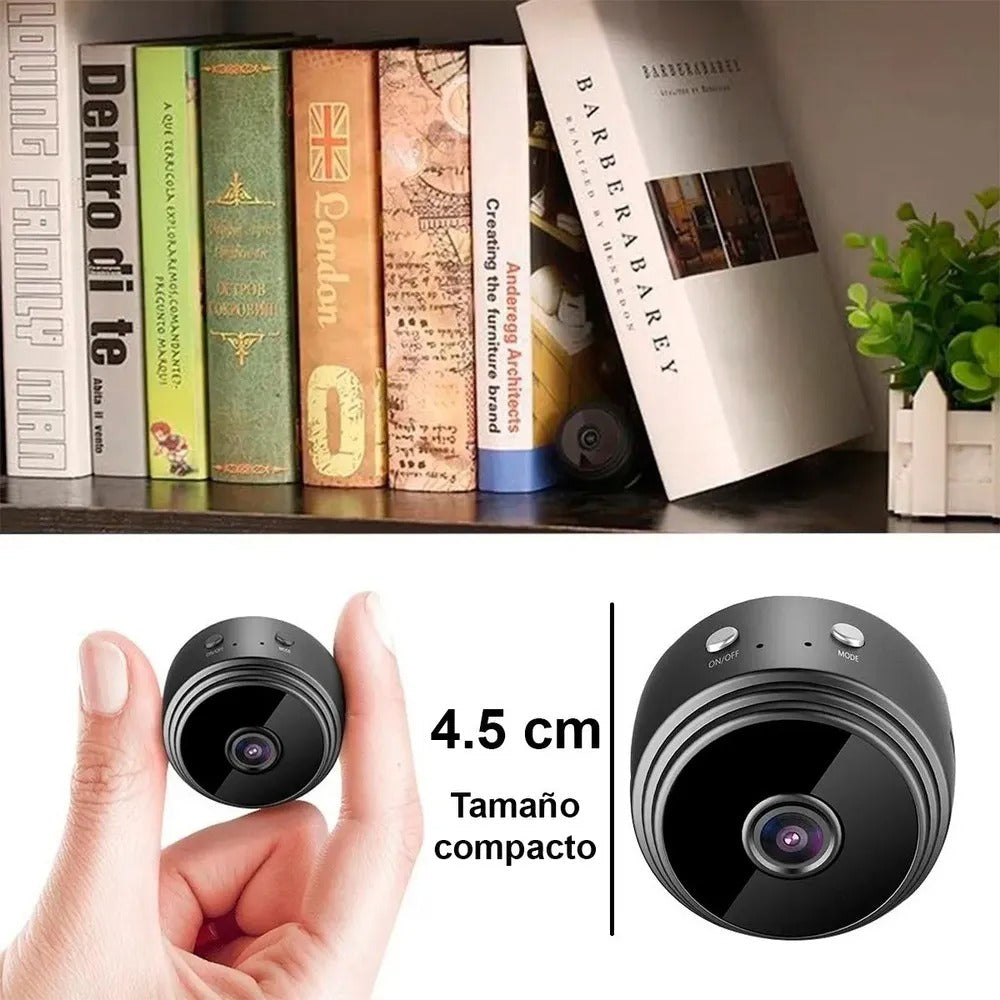 Cámara Espía Hd Seguridad Base Rotatoria Wifi Bluetooth A9