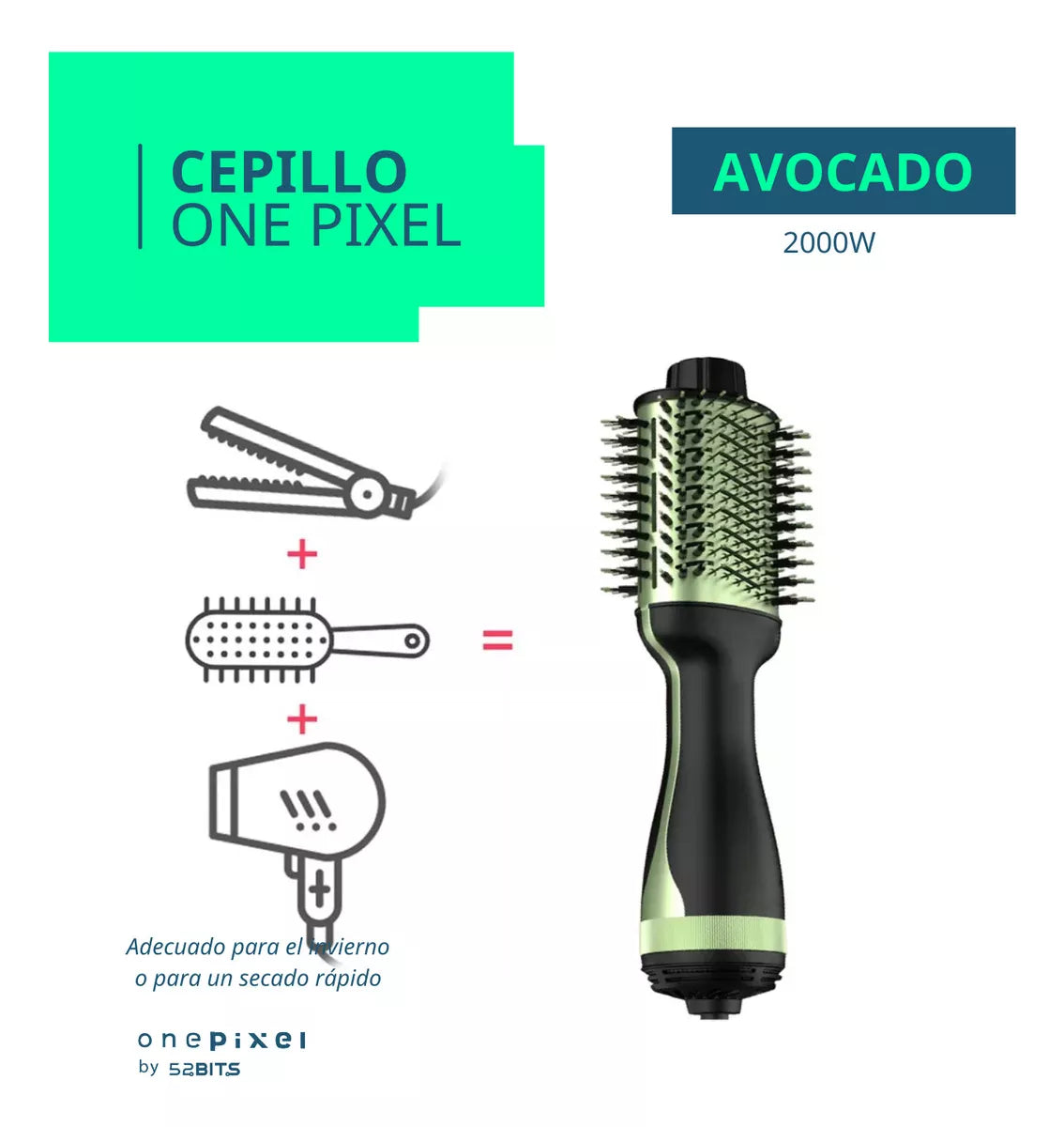 Cepillo Secador de Aguacate