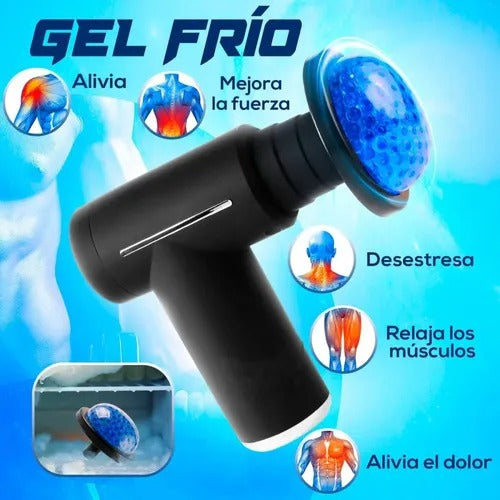 Masajeador Muscular Eléctrico Pistola Massage Gun Calor Frío