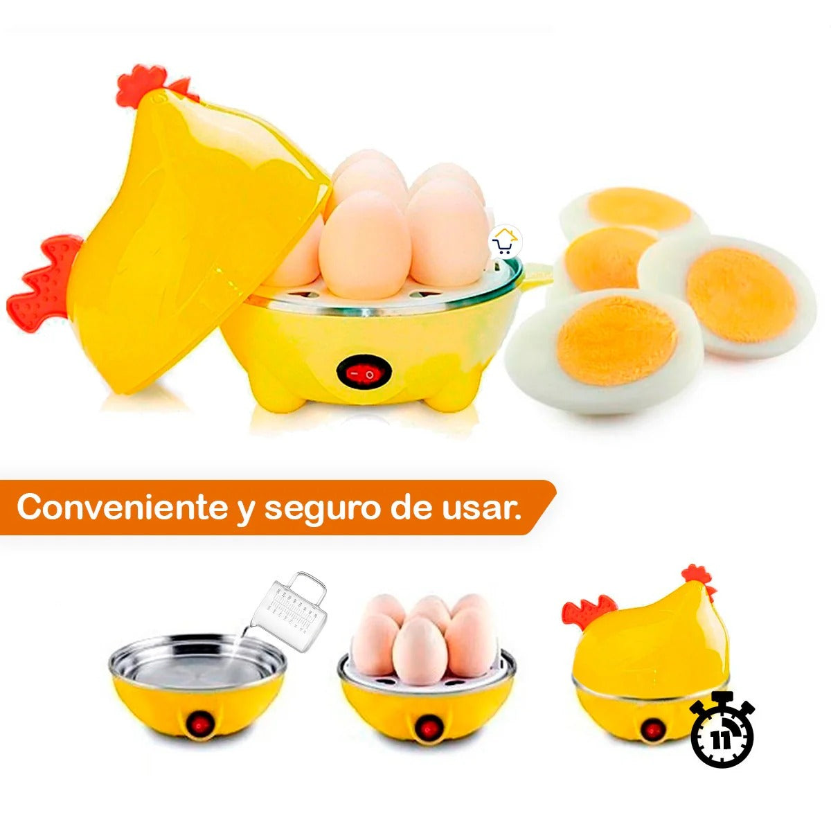 Vaporera Eléctrica De Huevos VIR