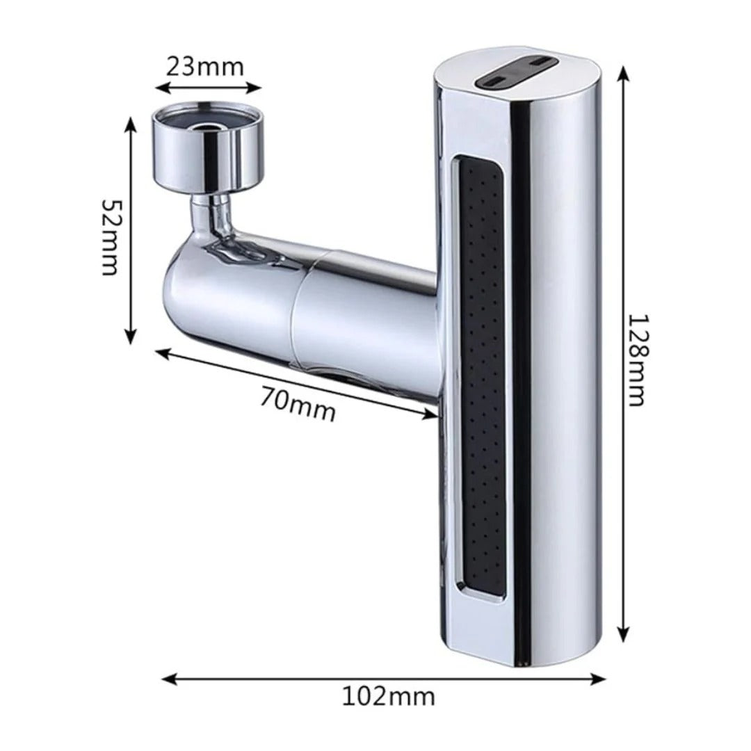 Extensor De Grifo Lavaplato Giratorio 4 En 1
