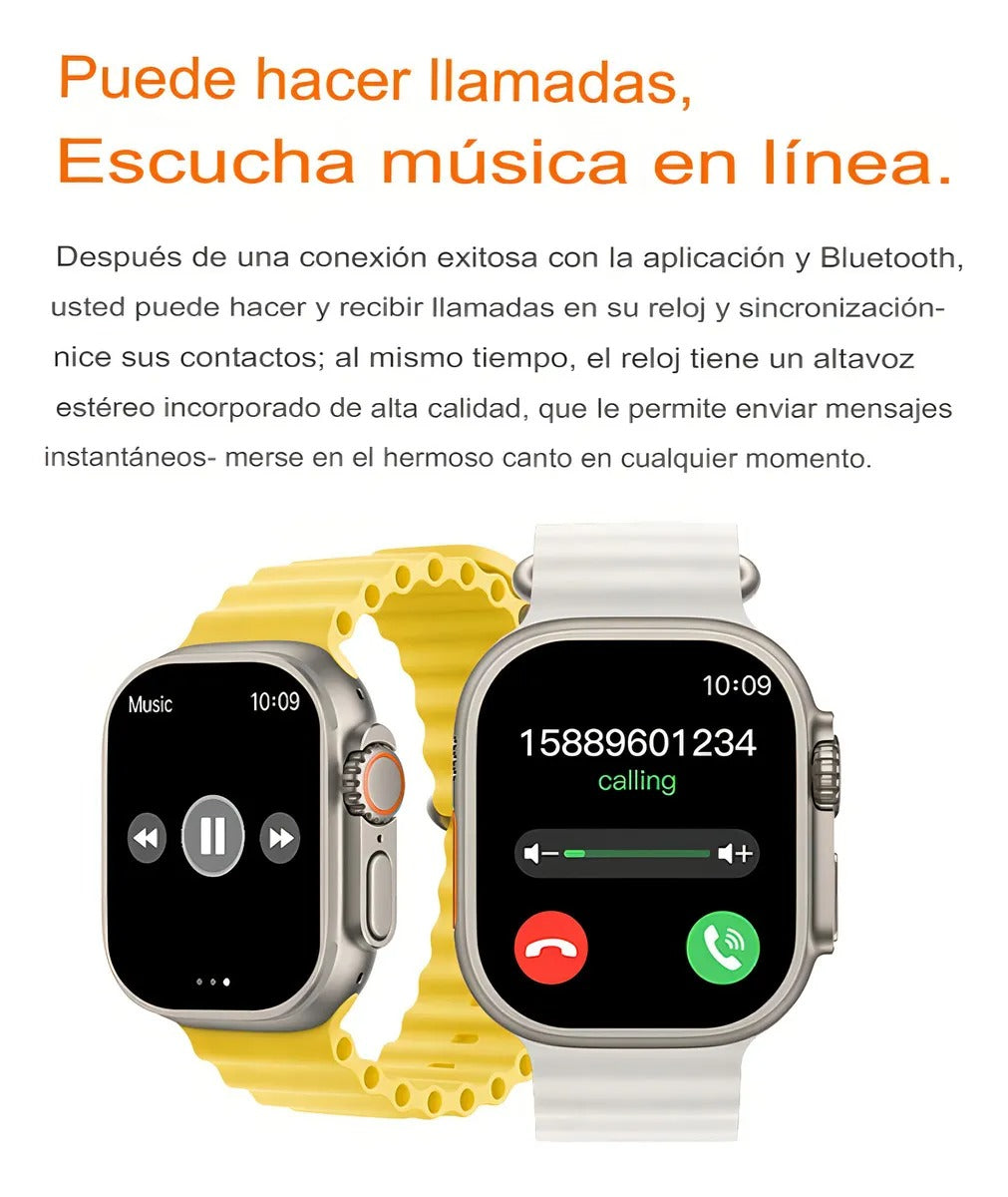 Reloj Inteligente T800 Ultra Wireless Charging VIR