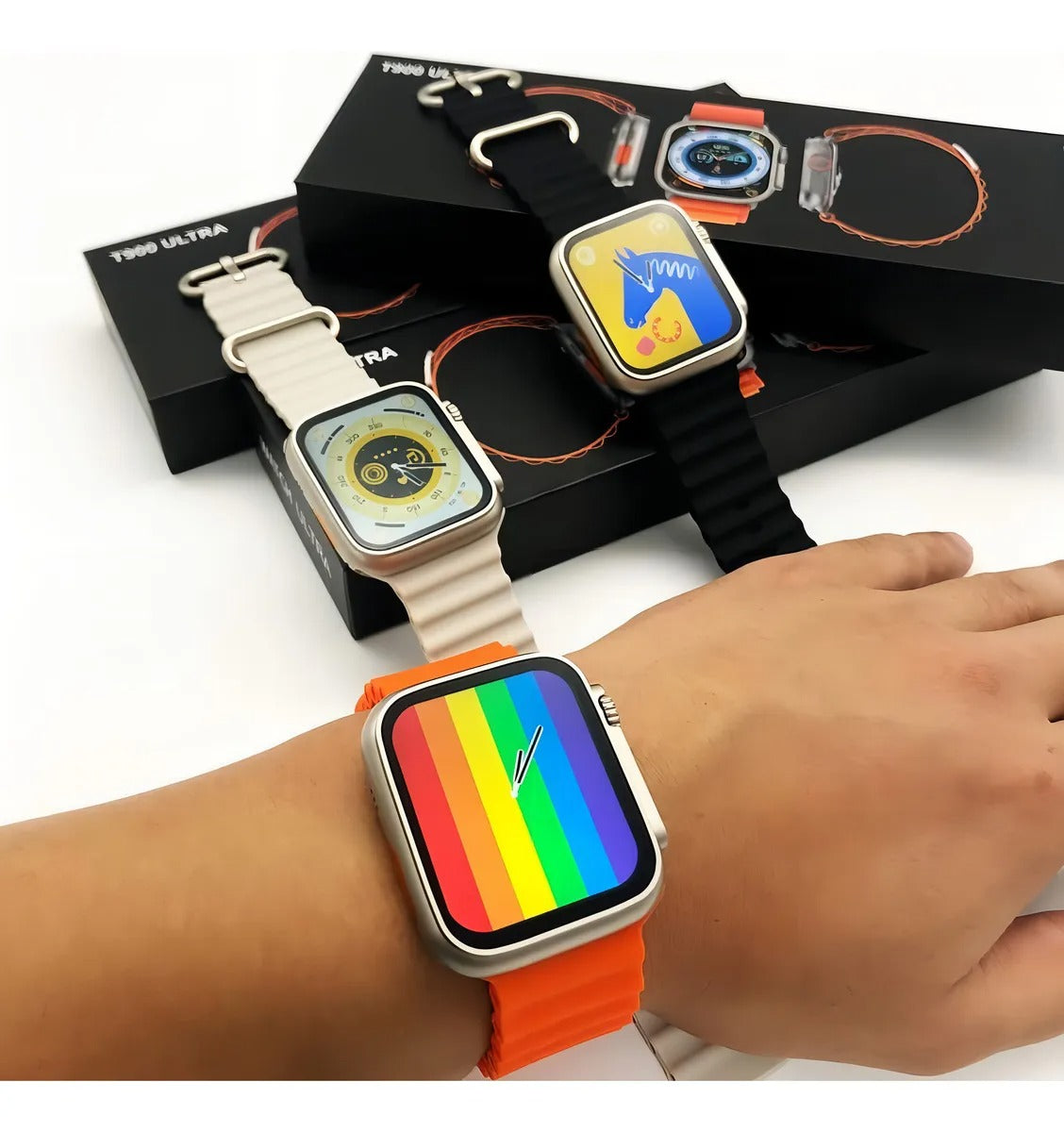 Reloj Inteligente T900 Ultra Wireless Charging VIR