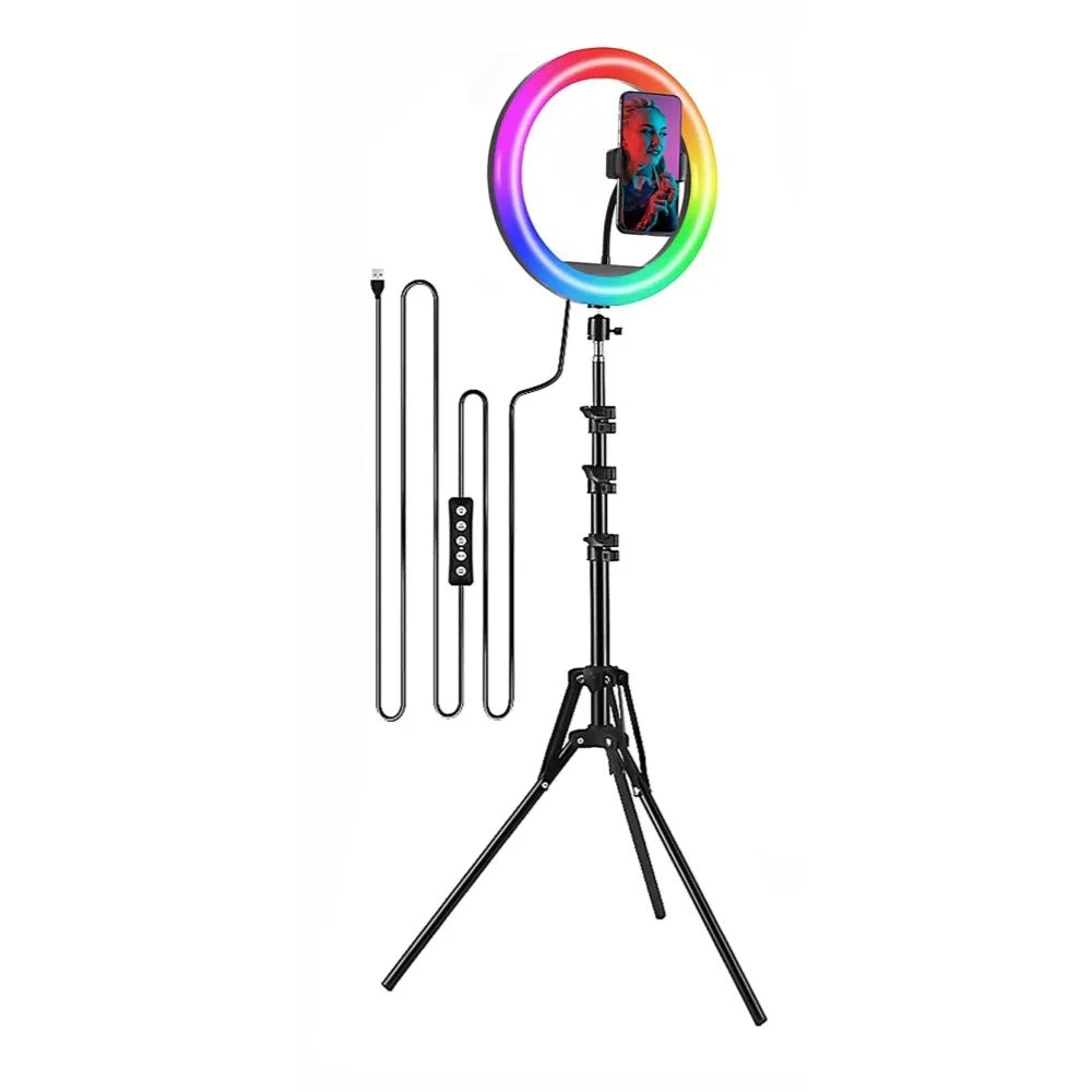 Aro De Luz Rgb 33cm Iluminación Continua VIR
